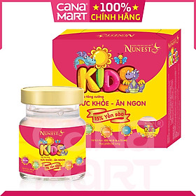 Lốc 6 lọ nước yến sào Nunest Kid 4 hương vị (70ml)