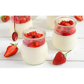 Mua Hũ thủy tinh đựng sữa chua loại 100ml  có nắp sạch an toàn