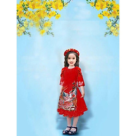 Set áo dài mẹ và bé