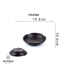 Mua Đĩa Tròn Đen Nhựa Melamine Cao Cấp Dùng Trong Nhà Hàng  Quán Ăn
