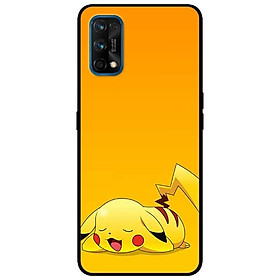 Ốp lưng dành cho Realme 7 Pro mẫu PiKa nền vàng