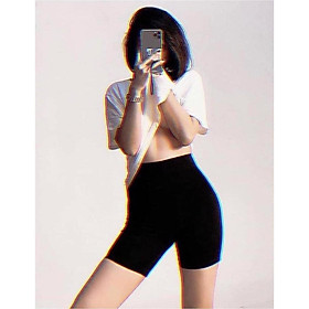 Quần Legging Lửng Nữ MAYON Legging ngố nâng mông