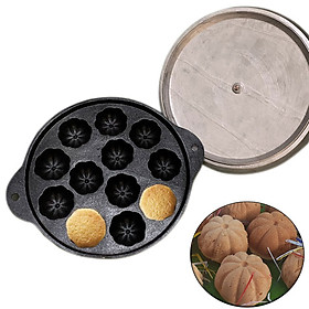 Mua Khuôn Làm Bánh Bông Lan Chống Dính Đại 30cm Bánh Lớn 6cm Cố Điển ( Nắp Vung - Nắp Thường )