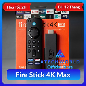 Mua Thiết Bị Amazon Fire TV Stick 4K MAX (Kèm Alexa Voice Remote Gen 3) - Hàng Nhập Khẩu