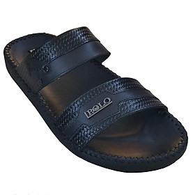 Dép Nam Quai Ngang Da Bò Thật TiTi ĐÔ Cao Cấp DN272d