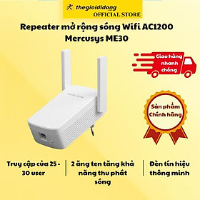 Mua Repeater mở rộng sóng Wifi AC1200 Mercusys ME30 - Hàng Chính Hãng