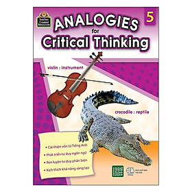 Hình ảnh Sách  Analogies for Critical Thinking (Tập 5) - BẢN QUYỀN