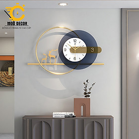 Đồng hồ treo tường trang trí decor phong cách Bắc âu mã JT21199-100 cho phòng khách đẹp