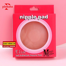 Miếng Dán Ngực Silicon Hộp 5 Cặp Miếng Dán Ngực Siêu Dính Tái Sử Dụng Nhiều Lần H02 - Hộp Hồng 5 cặp