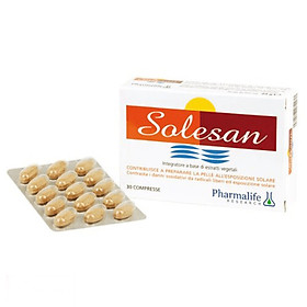 Thực phẩm chức năng Pharmalife Viên uống chống nắng bảo vệ da Solesan 30 Viên