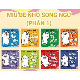 Sách Ehon Kĩ Năng Sống Cho Bé 1-6 tuổi - Miu Bé Nhỏ - Phần 1 + phần 2