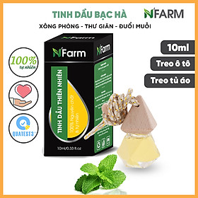 Tinh dầu bạc hà. Tinh dầu thiên nhiên nguyên chất N Farm.