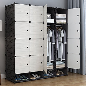 Mua Tủ nhựa ghép  20 ô đen của  gỗ
