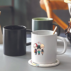 Cốc sứ IN HÌNH Todoroki Shoto Bakugo Katsuki Midoriya Izuku My Hero Academia - Học Viện Anh Hùng anime chibi
