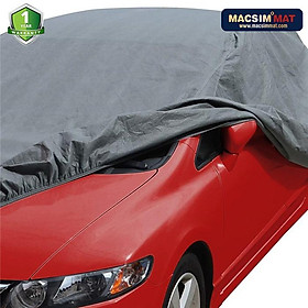 Bạt phủ ô tô bán tải Honda Ridgeline 2021 nhãn hiệu Macsim sử dụng trong nhà và ngoài trời chất liệu Polyester - màu đen