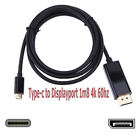 Mua Cáp USB C to Displayport  Type-C ra mini DP dài 1m8 4k60hz - Hồ Phạm