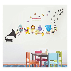 Mua Decal Dán Tường Thú Nghe Nhạc EB230 (78 x 130 cm)