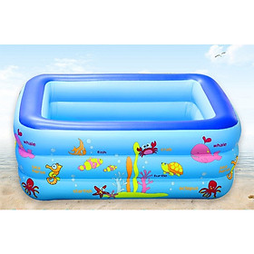 Bể bơi phao trong nhà hình chữ nhật đủ kích thước 150cm-135cm-180cm-210cm, bể bơi cho bé, bể bơi chất lượng tốt
