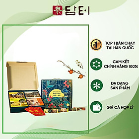 [MUA 2 SET TẶNG KÈM 1 SET] Set Quà Damtuh 2023 - Set Quà Tặng Cao Cấp Nhập Khẩu Hàn Quốc Gồm 4 Hộp Trà Và Bột Ngũ Cốc Damtuh (15 gói/ hộp)