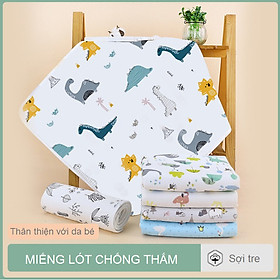 Miếng lót chống thấm sợi tre 6 lớp - hàng cao cấp cho bé