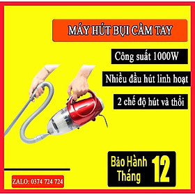 Máy Hút Bụi Ô Tô, Máy Hút Bụi Thiết bị Gia Đình, Máy Hút Bụi Gia Đình Cầm Tay Nhỏ Gọn Công Suất Lớn -> 1000w