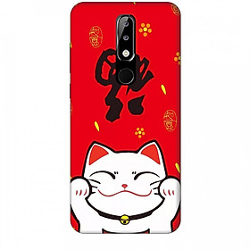 Ốp lưng dành cho điện thoại NOKIA 5.1 Plus Mèo Thần Tài Mẫu 5