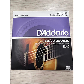 Mua DÂY GUITAR D ADDARIO  80/20 ACOUSTIC 11-52 EJ13 -Việt Thương Music