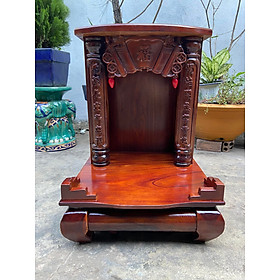 Mua Bàn thờ thần tài gỗ Tràm mẫu hiện đại 48 x 68cm