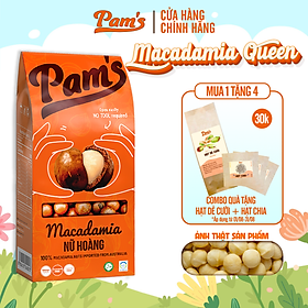 Hạt Macadamia Nữ Hoàng Chính Hãng PAM'S NHMCHO250, giòn béo, thơm ngon