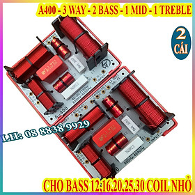 CẶP MẠCH PHÂN TẦN 3 ĐƯỜNG TIẾNG LWA400 - 1 BASS 1 TRUNG 1 TREBLE - GIÁ 2 CÁI