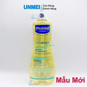 Dầu tắm gội Cho Trẻ Sơ Sinh & Em Bé Da Chàm Thể Tạng Mustela 500ml