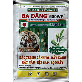 Sản phẩm trừ Rầy rệp bọ nhảy BA ĐĂNG gói 20gr