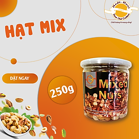 HŨ 250G MIX 5 LOẠI HẠT DINH DƯỠNG CAO CẤP KÈM NHO KHÔ 