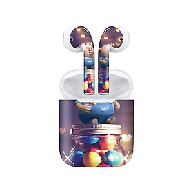 Mua Miếng dán skin chống bẩn cho tai nghe AirPods in hình Heo con dễ thương - HEO2k19 - 022 (bản không dây 1 và 2)