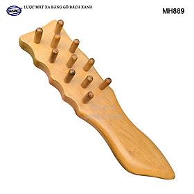 Lược gỗ thơm đa năng mát xa ấn huyệt toàn thân (MH889) giúp lưu thông khí huyết - chăm sóc sức khỏe cho bạn