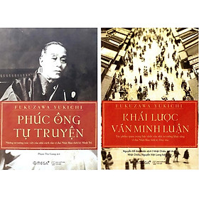 Hình ảnh Combo Phúc Ông Tự Truyện + Khái Lược Văn Minh Luận (Bộ 2 Cuốn)