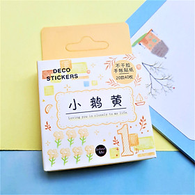 Hộp 40 Miếng Dán Sticker Trang Trí Trái Cây - Màu Vàng