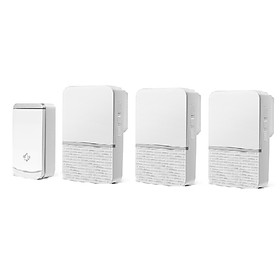 Mua Bộ 3 chuông 1 nút nhấn chuông cửa không dây Zanka