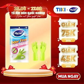 (Chọn Size) Găng tay Nitrile Không Mùi MyJae Rửa Chén, Bát, Dọn Dẹp Nhà Cửa