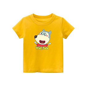 Áo Wolfoo cho bé trai bé gái - Áo phông cộc tay cổ tròn vải cotton Gokis shop 305