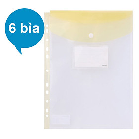 Xấp 12 Bìa Nút 11 Lỗ FB1071 - Màu Ngẫu Nhiên