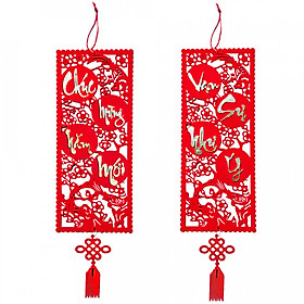 Bộ phụ kiện trang trí tết Chúc Mừng Năm Mới - Vạn Sự Như Ý