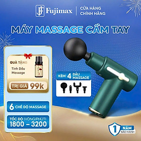 [HÀNG LOẠI 1 XỊN] Máy massage cầm tay mini 4 đầu 6 chế độ mát xa cổ vai gáy giảm đau nhức cao cấp