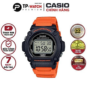 Đồng Hồ Nam Dây Nhựa Casio Standard W-219H-4A Chính Hãng - W-219H-4AVDF