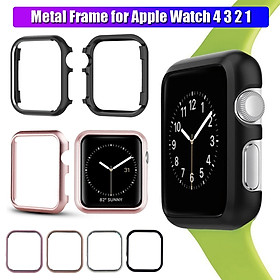 1PC Aluminum Protective Case for For iWatch Apple Watch ( No Watch ) 40mm 44mm Screen Protectors Bumper Frame For iWatch Apple Watch 4 3 2 1 Aluminum Protective Case Watch Cover
