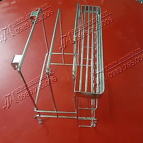 Mua Kệ dao thớt inox 304  kệ dắt dao 2 thớt để bàn và treo KDT02