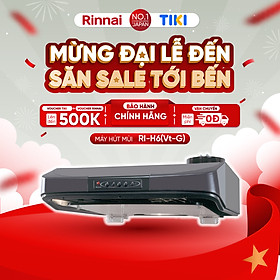 Máy hút mùi 60cm Rinnai RI-H6(Vt-G) ống thoát
