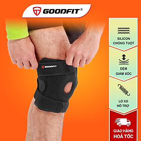 Hình ảnh Bó gối quấn bảo vệ đầu gối GoodFit GF522K băng đầu gối thoáng khí để chơi thể thao, vận động