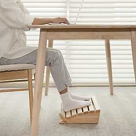Mua Ghế Gác Chân Bằng Gỗ Cao Su Arize Bandiz Foot Rest Giúp Tạo Tư Thế Chuẩn