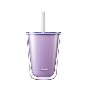 Mua Ly nhựa 2 lớp Bubble Tea Cold Cup LocknLock HAP529 - Kèm ống hút - Dung tích 720ml